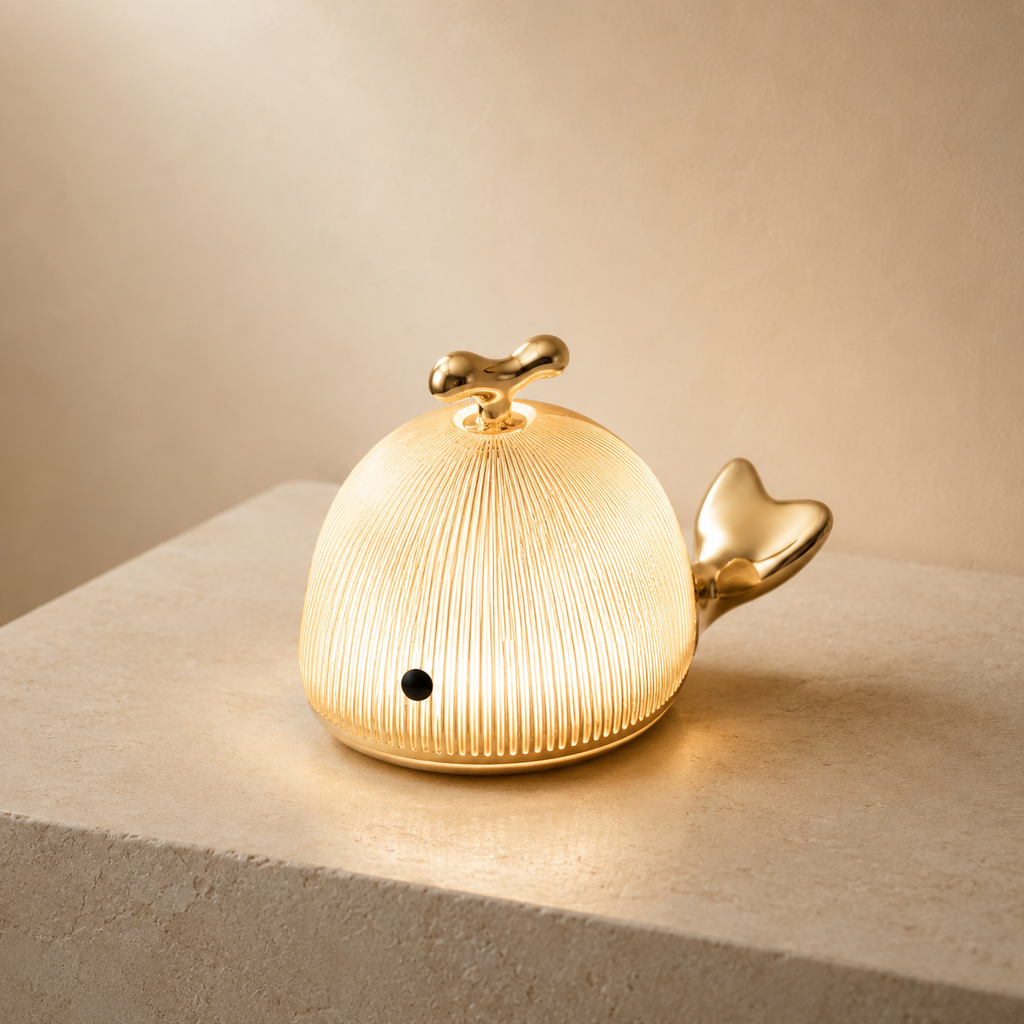 Golden Whale Glow Lamp