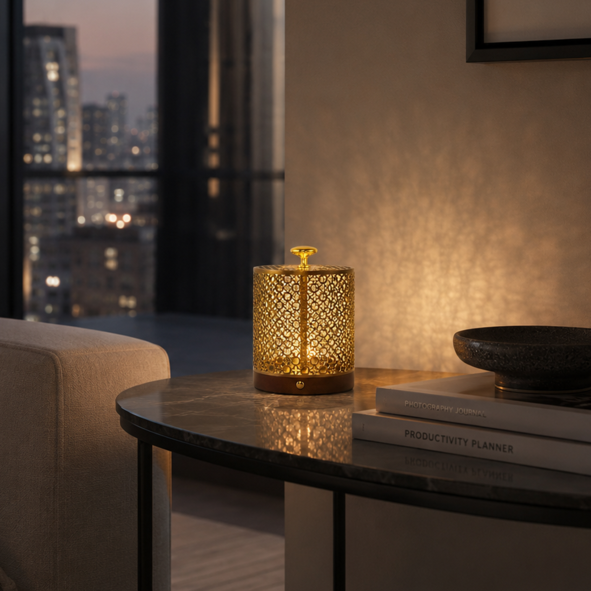 Amber Grove Table Lamp