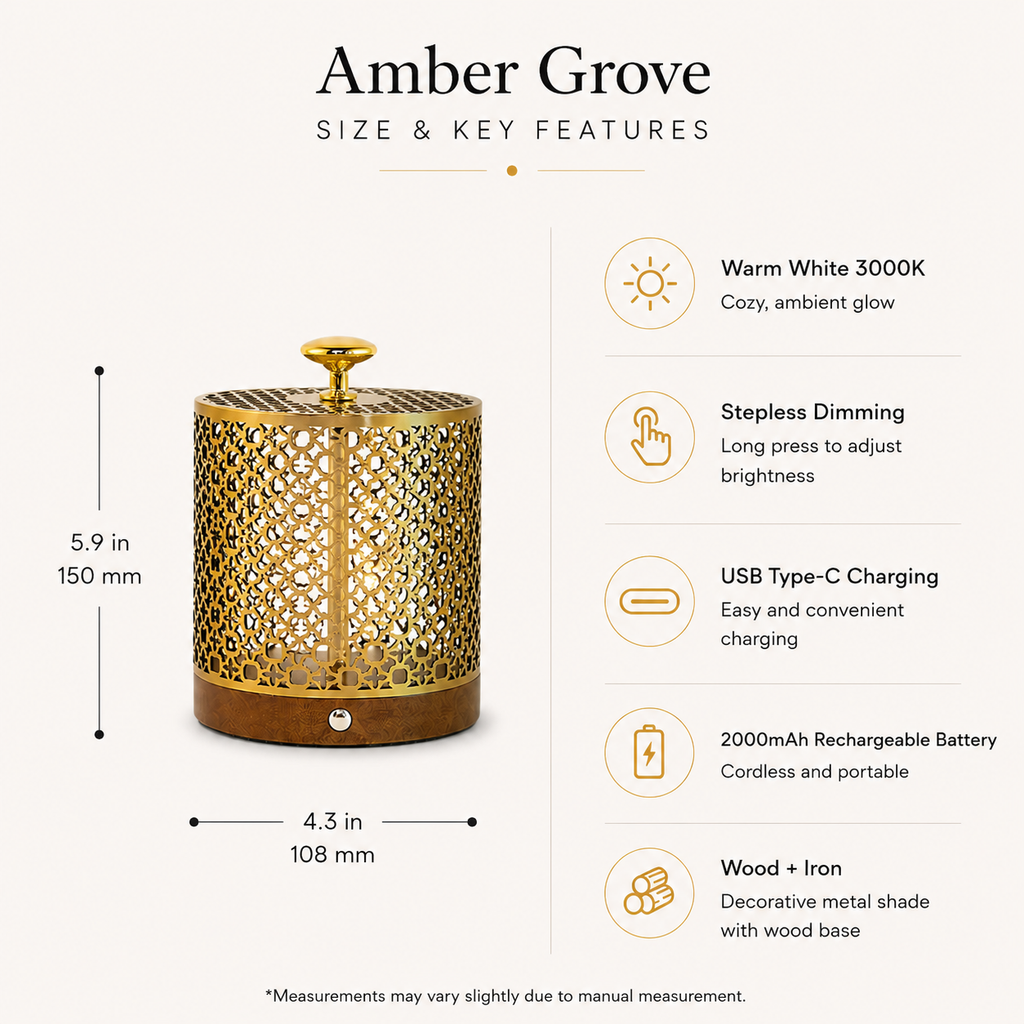 Amber Grove Table Lamp