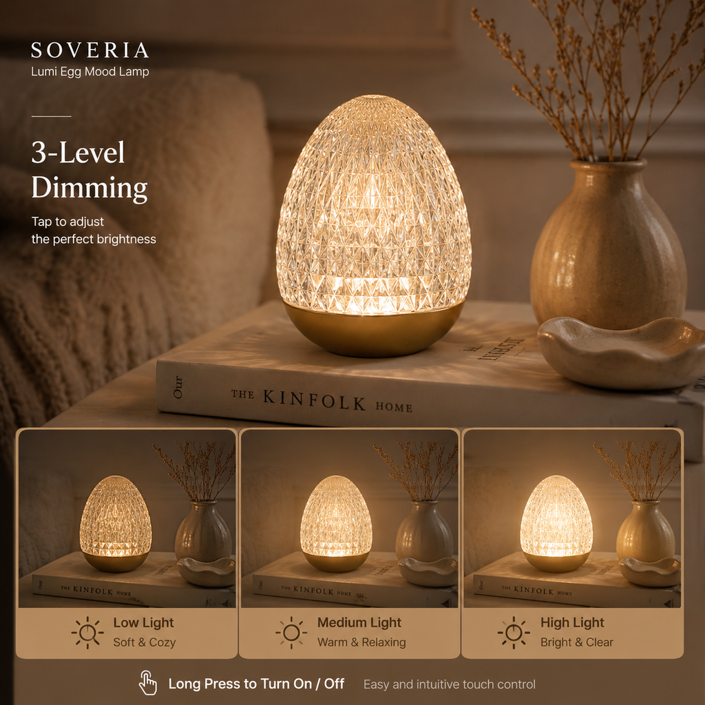 Lumi Egg 3-Level Dimmable Mood Lamp